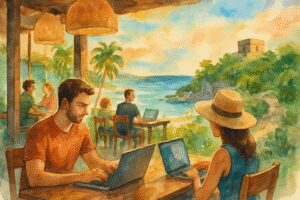 Riviera Maya: El Destino Perfecto para Nómadas Digitales