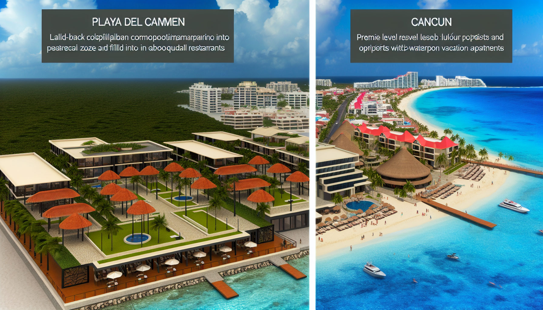 Lee más sobre el artículo Comparativa del Mercado Inmobiliario: Playa del Carmen vs. Cancún