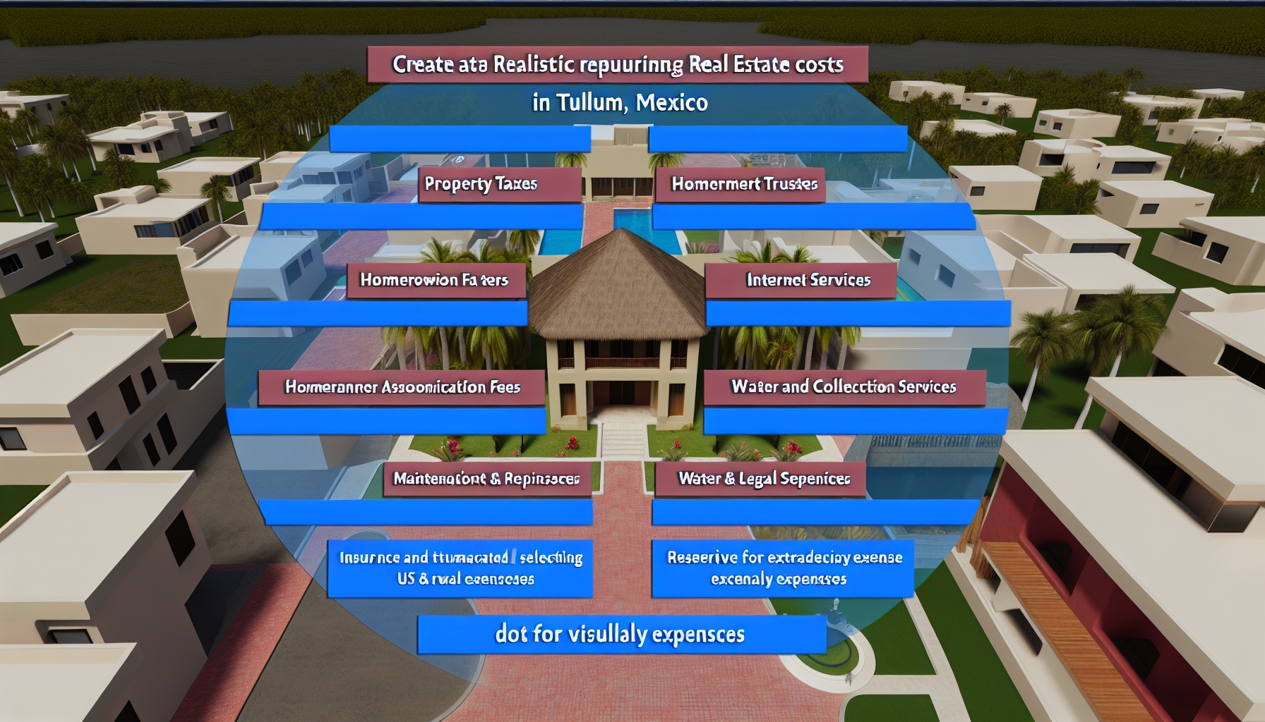 Lee más sobre el artículo Costos Recurrentes en la Propiedad Inmobiliaria en Tulum: Lo que Debes Saber