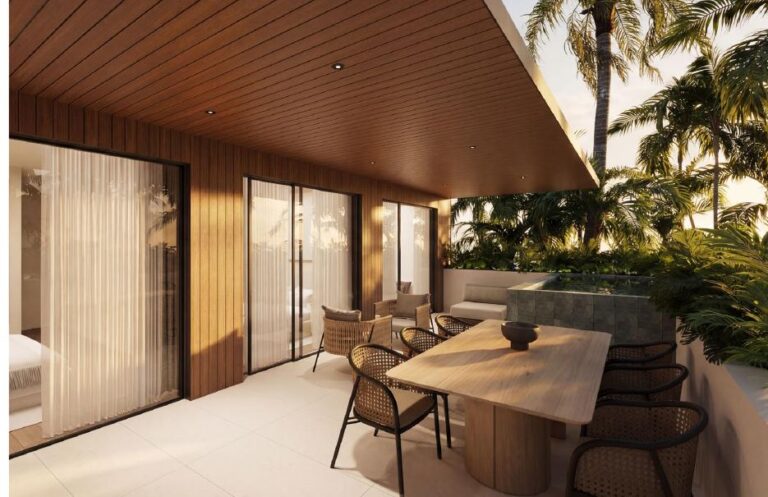 Terraza de una Zen Villa en Zen Park Cancún
